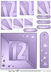 12th Metallic Age Quick Card with Twisted Pyramage