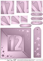 12th Metallic Age Quick Card with Twisted Pyramage