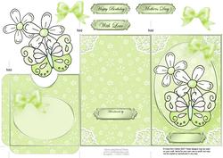 Fluttery Butterfly Lottery Wallet Card