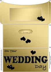 Elegant Wedding Money or Gift Wallet and Card