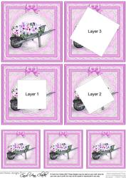Flower Filled Wheelbarrow Twisted Tunnel Topper