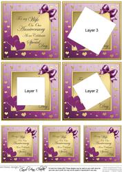 Elegant Romantic Hearts Twisted Tunnel Topper