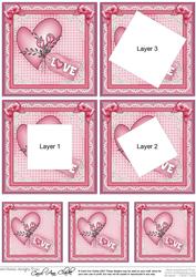 Love Heart Twisted Tunnel Topper