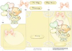 Rosie's Balloon New Baby Lottery Wallet Card
