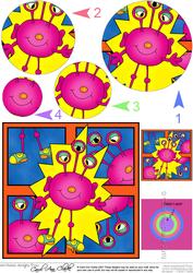 Aliens Circle Pyramage Topper