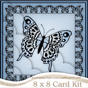 8 x 8 Big Butterfly Kit with Scalloped Corners