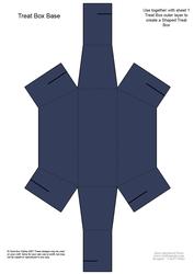 Dressed to Thrill! Shaped Treat or Favour Box Sheet 2