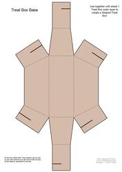 Dressed to Thrill! Shaped Treat or Favour Box Sheet 2