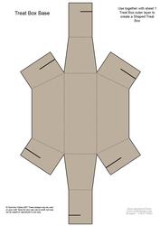 Dressed to Thrill! Shaped Treat or Favour Box Sheet 2
