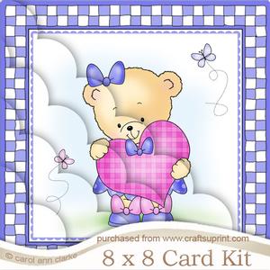 8 x 8 Rosie's Heart Kit with Scalloped Corners