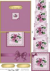 Pretty Viola No-Hole Over the Edge with spiral pyramid