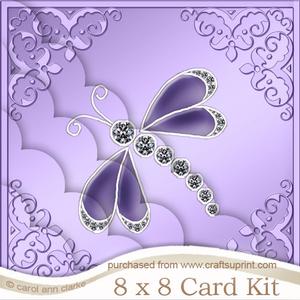 8 x 8 Dragonfly Kit with Scalloped Corners