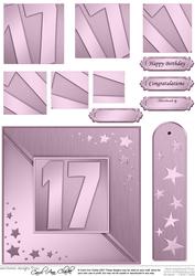 17th Metallic Age Quick Card with Twisted Pyramage