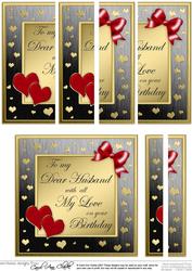 Wife Husband Quick Card with Side Stacker Topper