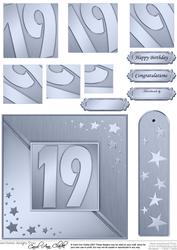 19th Metallic Age Quick Card with Twisted Pyramage