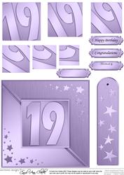 19th Metallic Age Quick Card with Twisted Pyramage