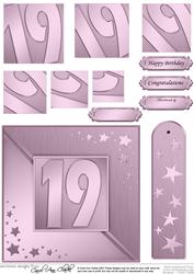 19th Metallic Age Quick Card with Twisted Pyramage
