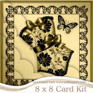 8 x 8 Elegant Boudoir Kit with Scalloped Corners