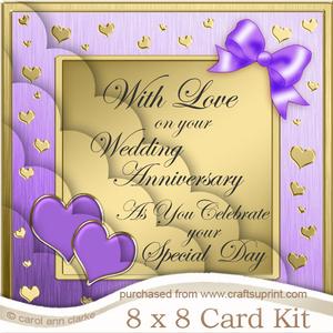 8 x 8 Anniversary Kit with Scalloped Corners