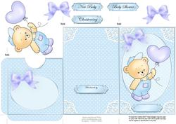 Robert's Balloon New Baby Lottery Wallet Card