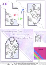 Anniversary of Losing a Loved One Wavy Corner Side Stacker