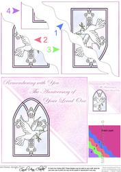 Anniversary of Losing a Loved One Wavy Corner Side Stacker
