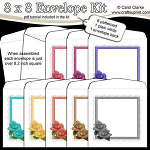 Just Roses 8 x 8 Envelope Kit