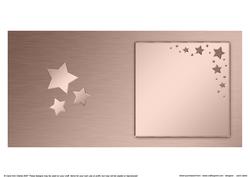 Elegant Metallic Insert Square Landscape or Portrait