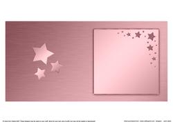 Elegant Metallic Insert Square Landscape or Portrait