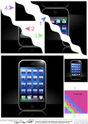 Smart Phone Wavy Corner Side Stacker Topper