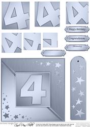 4th Metallic Age Quick Card with Twisted Pyramage