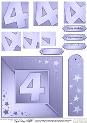 4th Metallic Age Quick Card with Twisted Pyramage