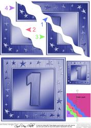 1st Bright Metallic Age Wavy Corner Side Stacker
