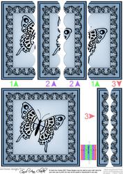 Big Butterfly Scallop Edge Side Stacker