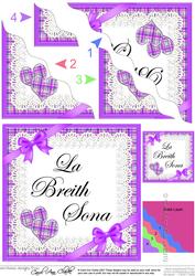 Scottish Tartan Birthday Wavy Corner