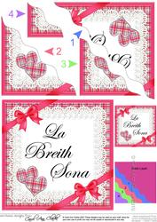 Scottish Tartan Birthday Wavy Corner