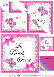 Scottish Tartan Birthday Wavy Corner