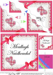 Scottish Tartan Congratulations Wavy Corner