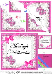 Scottish Tartan Congratulations Wavy Corner