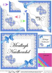 Scottish Tartan Congratulations Wavy Corner