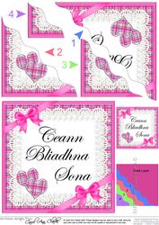 Scottish Tartan Anniversary Wavy Corner