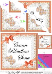 Scottish Tartan Anniversary Wavy Corner