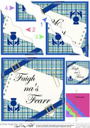 Scottish Tartan Get Better Soon Wavy Corner