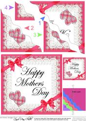 Tartan Mothers Day Wavy Corner