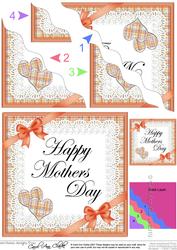 Tartan Mothers Day Wavy Corner