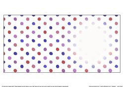 Men's Dotty Square Portrait or Landscape Insert