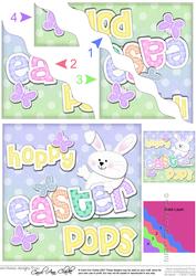 Hoppy Easter Pops Bunny Boy Felties Wavy Corner