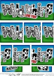 Dl Wild Thing Felties Side Stacker Topper