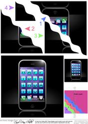 Smart Phone Wavy Corner Side Stacker Topper