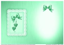 Greetings, Lace and Pearls Matching Insert A5 Portrait